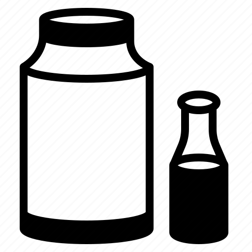Bottle, milk, glass, healthy, drink icon - Download on Iconfinder