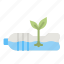 reuse, plant, pot, water, garden 