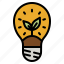 eco, idea, bulb, lightbulb, energy 