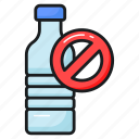 no plastic, bottles, ban, plastic, prohibited, ecology, environment