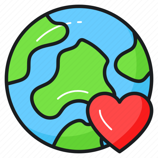 Love, earth, globe, global, world, planet, universe icon - Download on Iconfinder