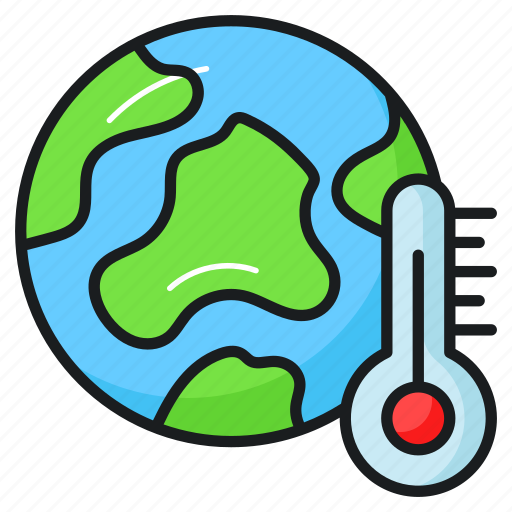 Global, warming, earth, world, climate, thermostat, thermometer icon - Download on Iconfinder