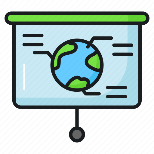 Eco, presentation, statistics, analytics, analysis, ecology, global icon - Download on Iconfinder
