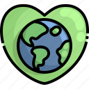 earth, day, heart, love, ecology, environment