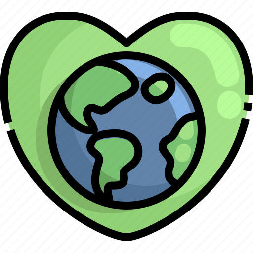Earth, day, heart, love, ecology, environment icon - Download on Iconfinder