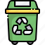 recycle, bin, trash, can, ecology, garbage 