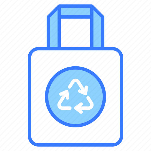 Recycle, recycling, bag, reuse, renewed, sustainable, tote icon - Download on Iconfinder