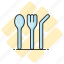 reusable, utensils, cutlery, spoon, fork, tableware, kitchenware 
