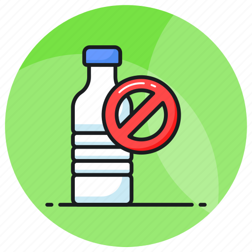 No plastic, bottles, ban, plastic, prohibited, ecology, environment icon - Download on Iconfinder