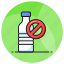 no plastic, bottles, ban, plastic, prohibited, ecology, environment 