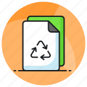 paper, recycling, recycle, reprocess, document, reuse, sheet