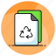 paper, recycling, recycle, reprocess, document, reuse, sheet 