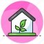 eco, house, home, greenhouse, ecology, leaves, accommodation 