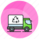 recycle, truck, trash, recycling, transportation, vehicle, transport