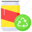 recycling, recycle, can, tin, reuse, arrows, renewable 