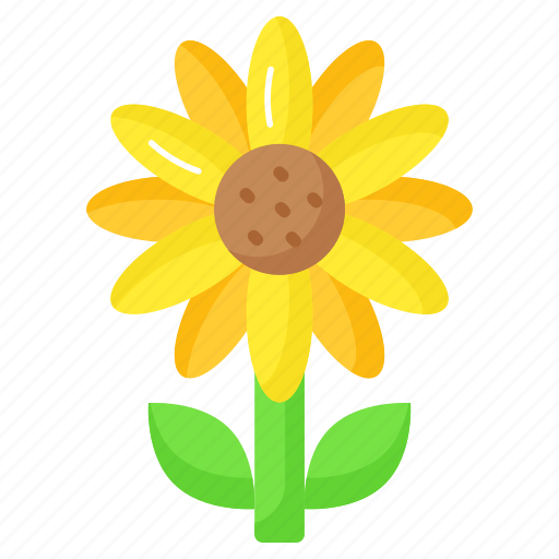 Sunflower, flower, floral, plant, petals, helianthus, blooming icon - Download on Iconfinder