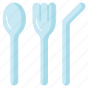 reusable, utensils, cutlery, spoon, fork, tableware, kitchenware