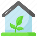 eco, house, home, greenhouse, ecology, leaves, accommodation