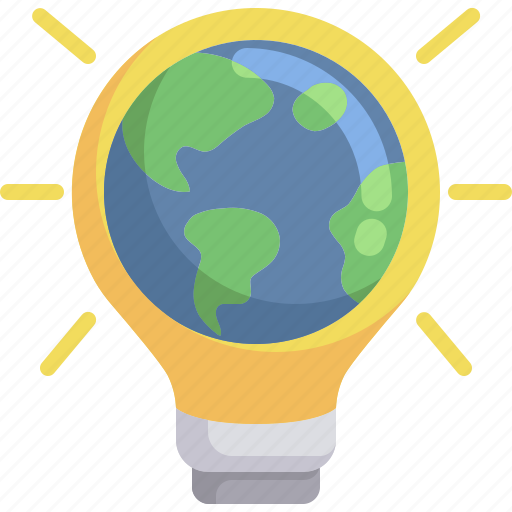 Earth, hour, light, bulb, grid, world, global icon - Download on Iconfinder