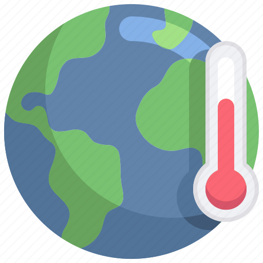 Global, warming, ecology, environment, thermometer, earth icon - Download on Iconfinder