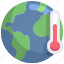global, warming, ecology, environment, thermometer, earth 