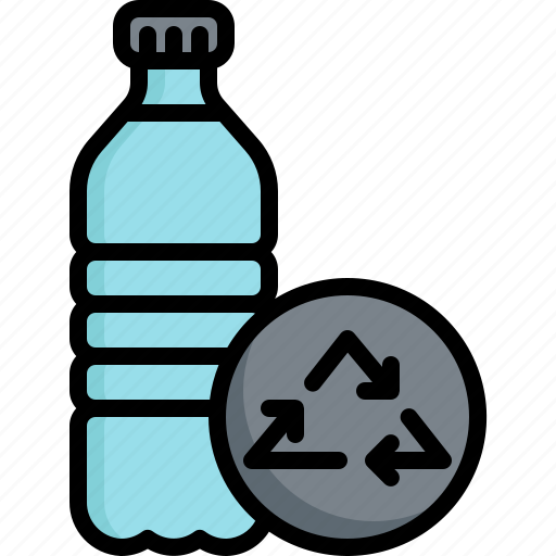 Plastic, bottle, bin, ecology, environment, water, recycling icon - Download on Iconfinder