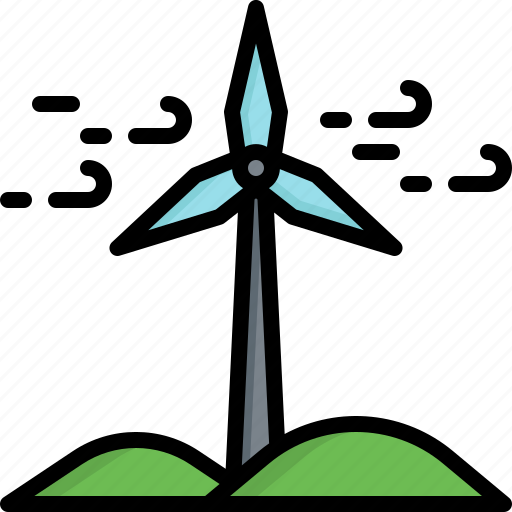 Wind, energy, environment, green, turbine, windmill, mill icon - Download on Iconfinder