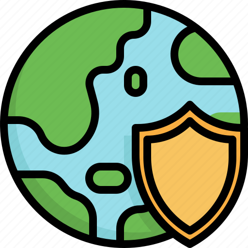 Shield, ecology, environment, safety, planet, mother earth day, save the world icon - Download on Iconfinder