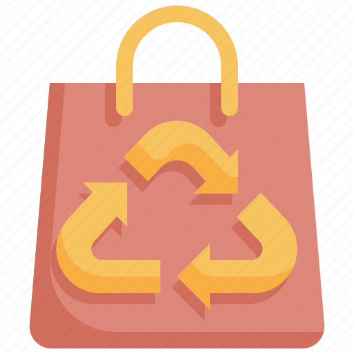 Paper, bag, shopping, recycle, eco, ecology, environment icon - Download on Iconfinder