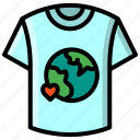 shirt, clothing, earth, world, mother earth day, fashion, clothes