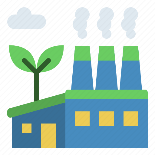 Motherearthday, ecofactory, ecology, factory, green, plant icon - Download on Iconfinder