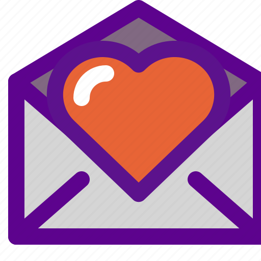 Heart, lady, mail icon - Download on Iconfinder