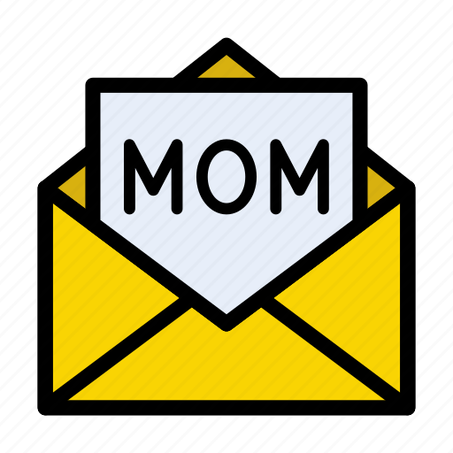 Mom, card, motherday, envelope, wish icon - Download on Iconfinder