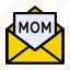 mom, card, motherday, envelope, wish 