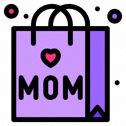 Shopping, bag, mom, gift, present icon - Download on Iconfinder