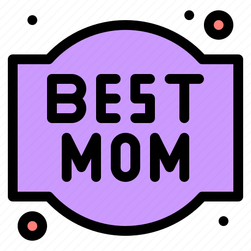 Mom, best, mother, mothers, day, card icon - Download on Iconfinder