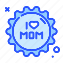 sticker, women, woman, mother