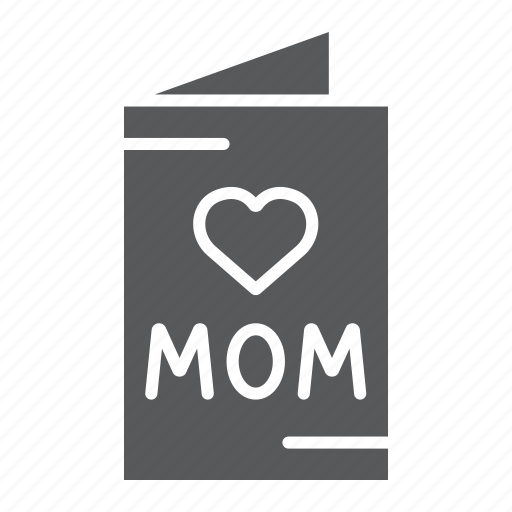 Card, celebration, day, greeting, heart, mom, mothers icon - Download on Iconfinder