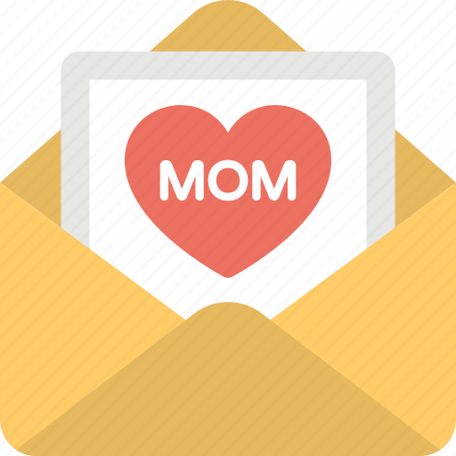 Envelope, letter, mom greeting card, mom love, showing love icon - Download on Iconfinder
