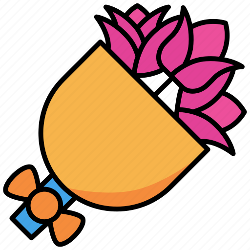 Flower, bouquet, rose, floral icon - Download on Iconfinder