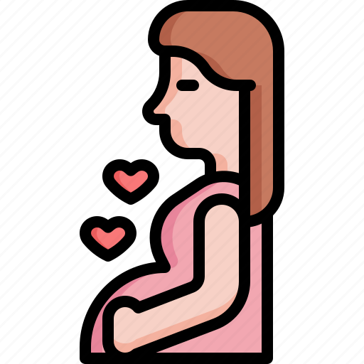 Pregnant, woman, pregnancy, baby, gestation, kid icon - Download on Iconfinder