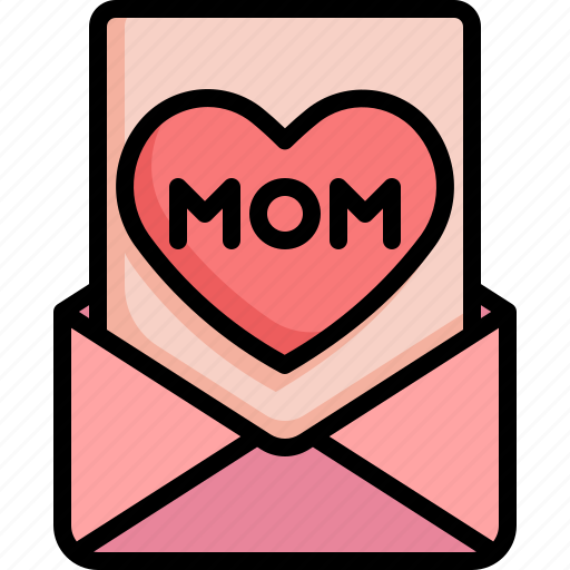 Mom, email, love, mail, heart, envelope, mothers day icon - Download on Iconfinder