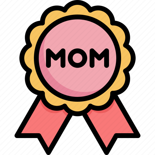 Badge, mom, award, mothers, day, mother icon - Download on Iconfinder