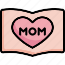 card, mom, greeting, mothers, day, heart, love