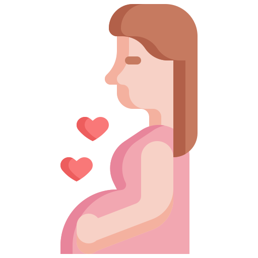 Pregnant, woman, pregnancy, baby, gestation, fertility, reproduction icon - Free download