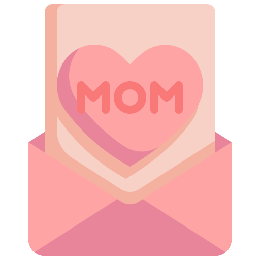 Mom, email, mail, heart, envelope, letter, mothers day icon - Free download