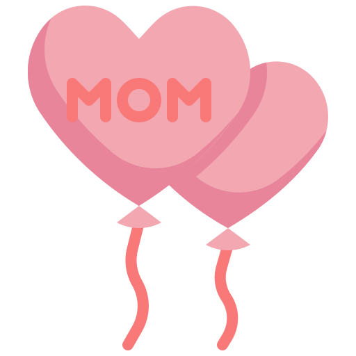 Mom, heart, balloon, mother, mothers, day icon - Free download