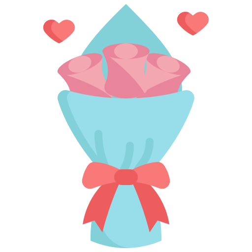 Rose, bouquet, mom, heart, flower, blossom, mothers day icon - Free download