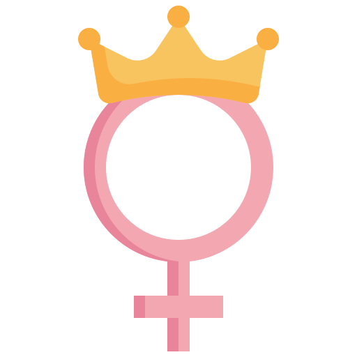 Female, woman, mom, gender, crown, symbol, mothers day icon - Free download