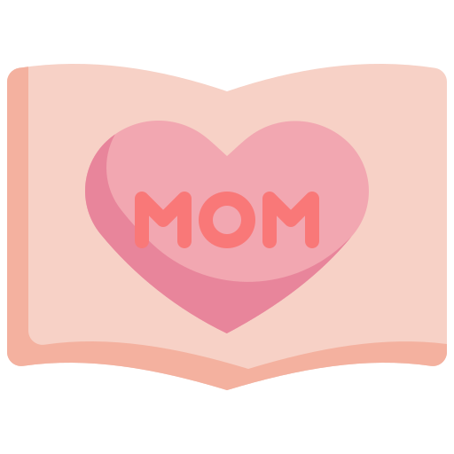 Card, mom, greeting, mothers, day, heart, love icon - Free download